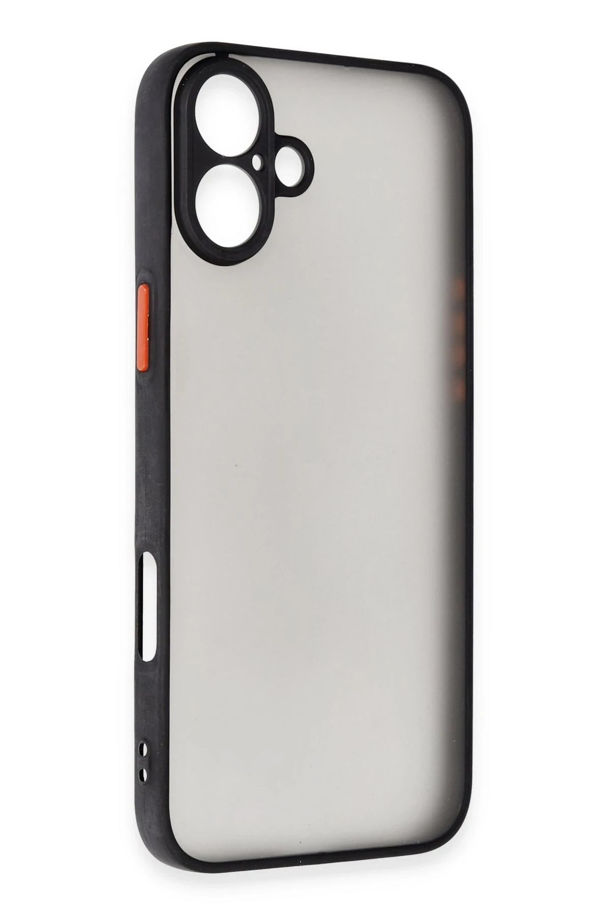 Newface Apple iPhone 16 Kılıf Montreal Silikon Kapak - Siyah