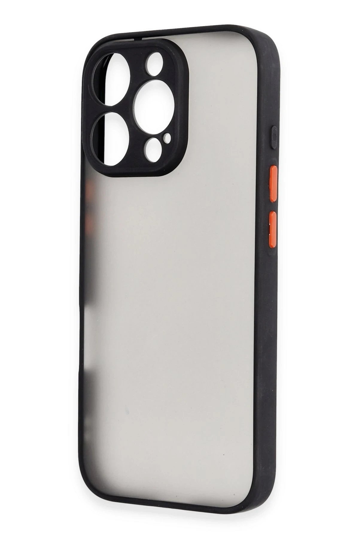 Newface Apple iPhone 16 Pro Kılıf Montreal Silikon Kapak - Siyah