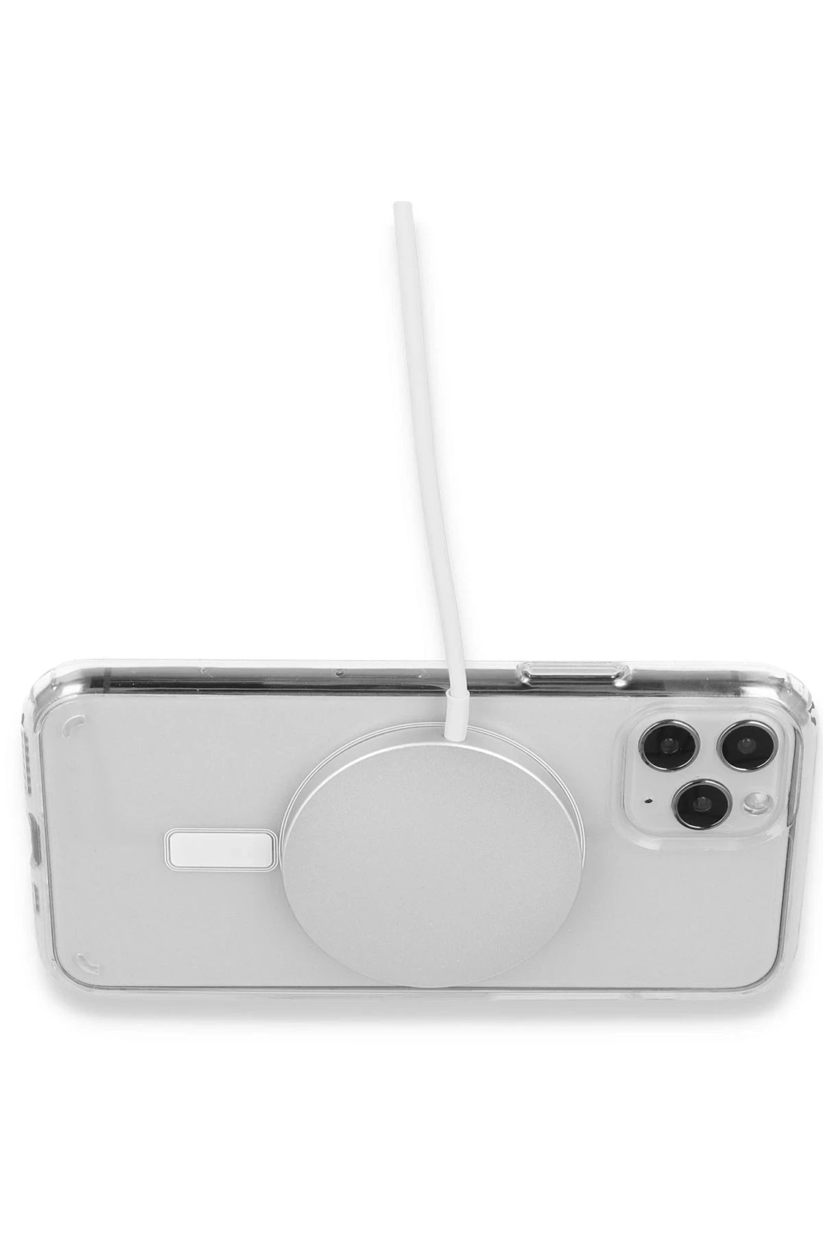 Newface Apple iPhone 16 Pro Kılıf Pc Real Magsafe Kapak - Şeffaf