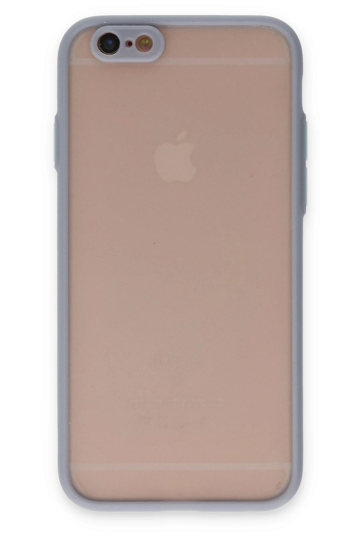 Newface Apple iPhone 6 Kılıf Montreal Silikon Kapak - Gri