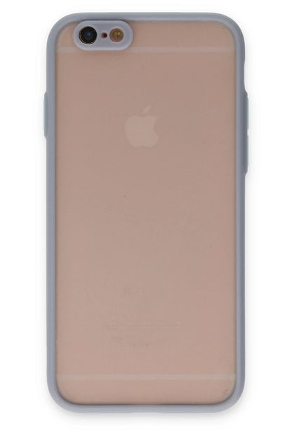 Newface Apple iPhone 6 Kılıf Montreal Silikon Kapak - Gri