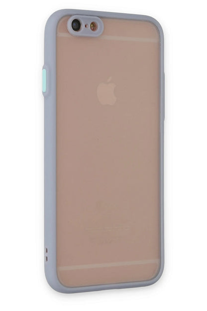 Newface Apple iPhone 6 Kılıf Montreal Silikon Kapak - Gri
