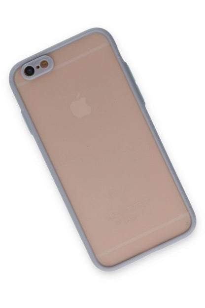 Newface Apple iPhone 6 Kılıf Montreal Silikon Kapak - Gri
