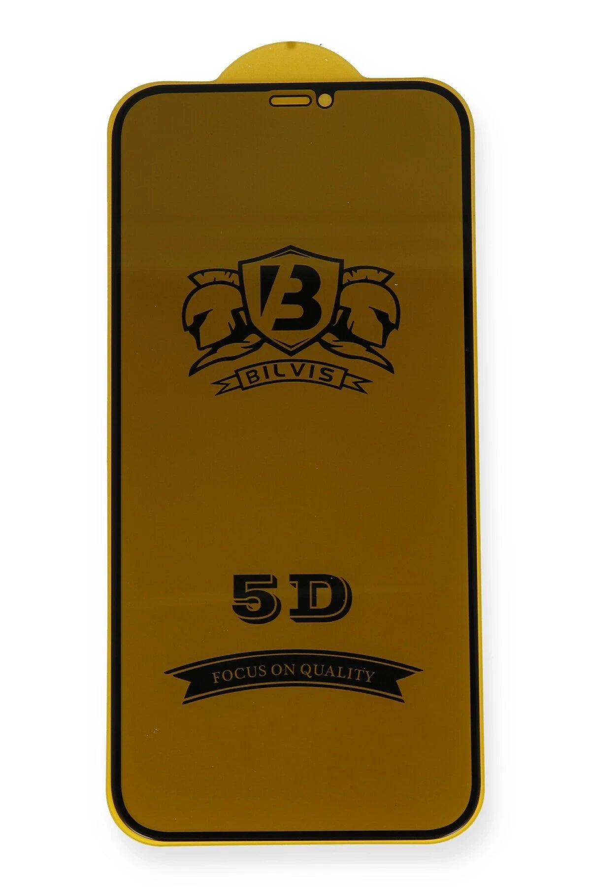 Newface Apple iPhone 7 Plus Bilvis 3D Anti Peeping Hayalet Cam Ekran Koruyucu - Siyah