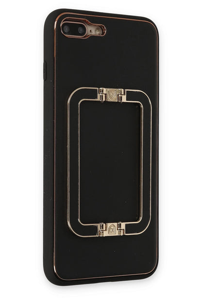 Newface Apple iPhone 7 Plus Kılıf Coco Elit Kapak - Siyah