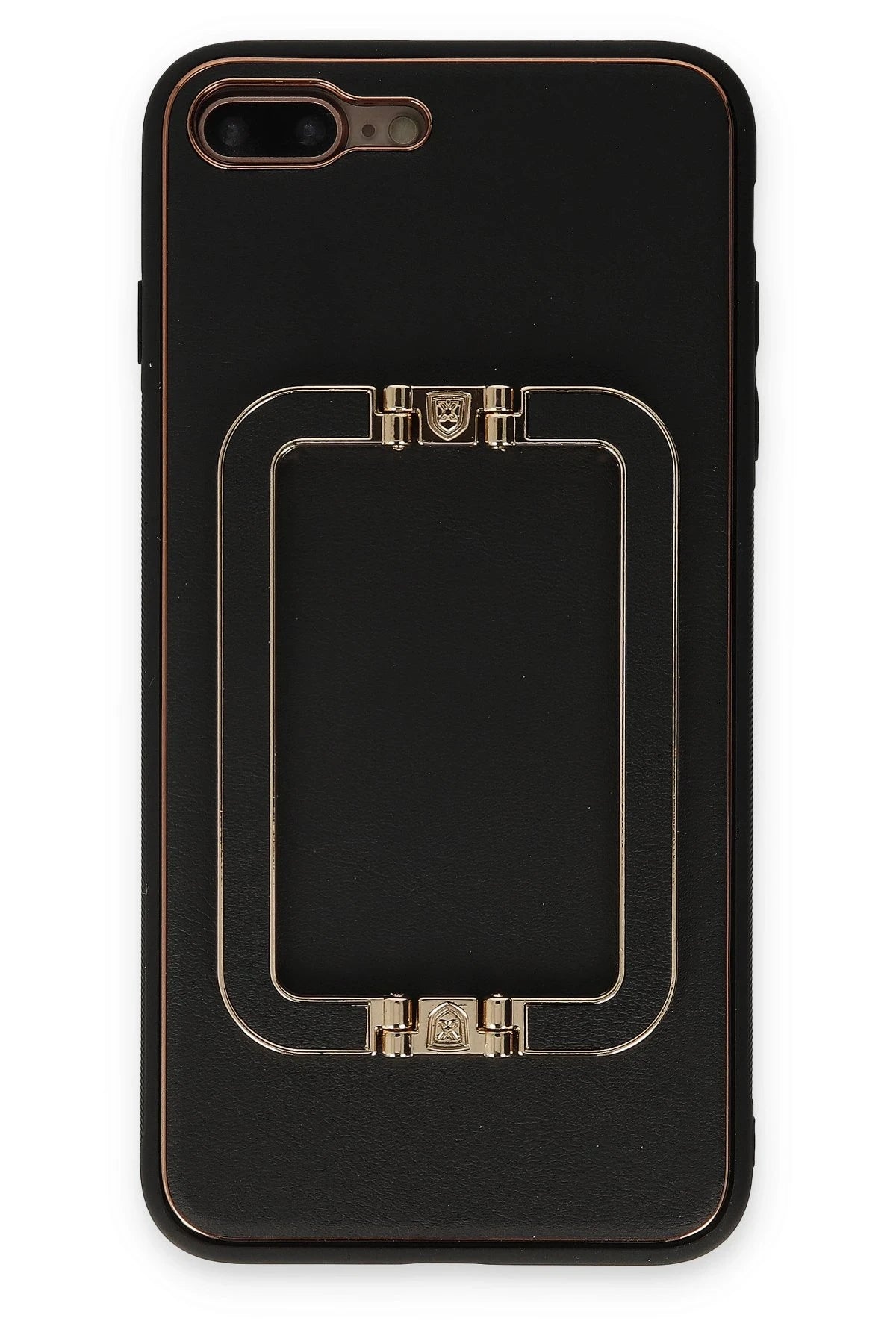 Newface Apple iPhone 7 Plus Kılıf Coco Elit Kapak - Siyah