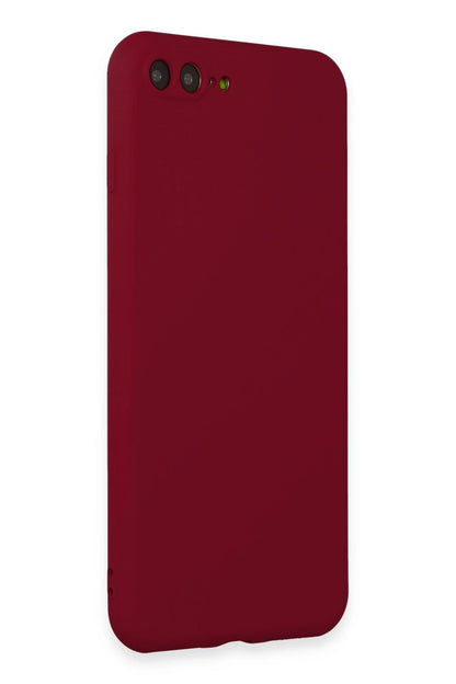 Newface Apple iPhone 7 Plus Kılıf First Silikon - Bordo