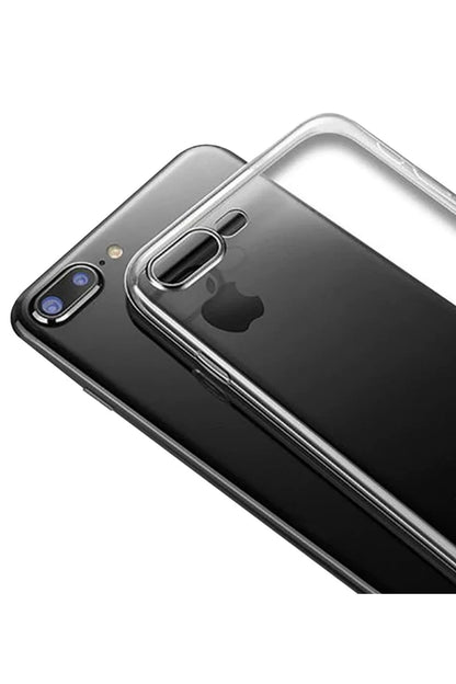 Newface Apple iPhone 8 Plus Kılıf Lüx Şeffaf Silikon