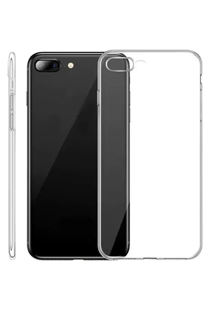 Newface Apple iPhone 8 Plus Kılıf Lüx Şeffaf Silikon
