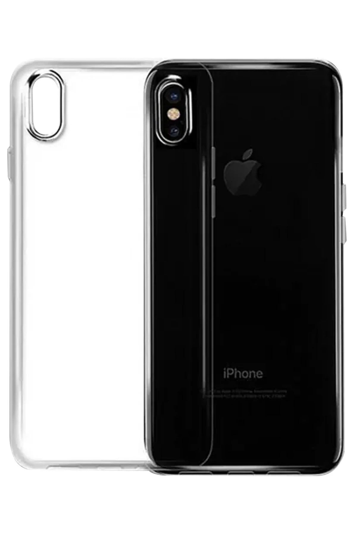 Newface Apple iPhone X Kılıf Lüx Şeffaf Silikon