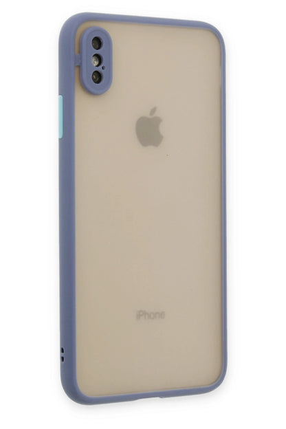 Newface Apple iPhone X Kılıf Montreal Silikon Kapak - Gri