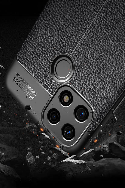 Newface Oppo A15 Kılıf Auto Focus Kapak - Siyah