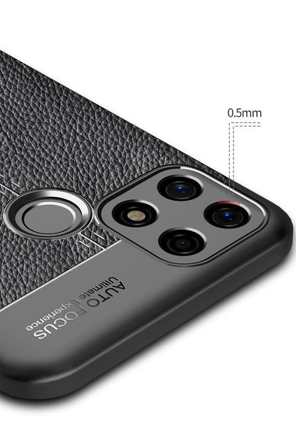 Newface Oppo A15 Kılıf Auto Focus Kapak - Siyah