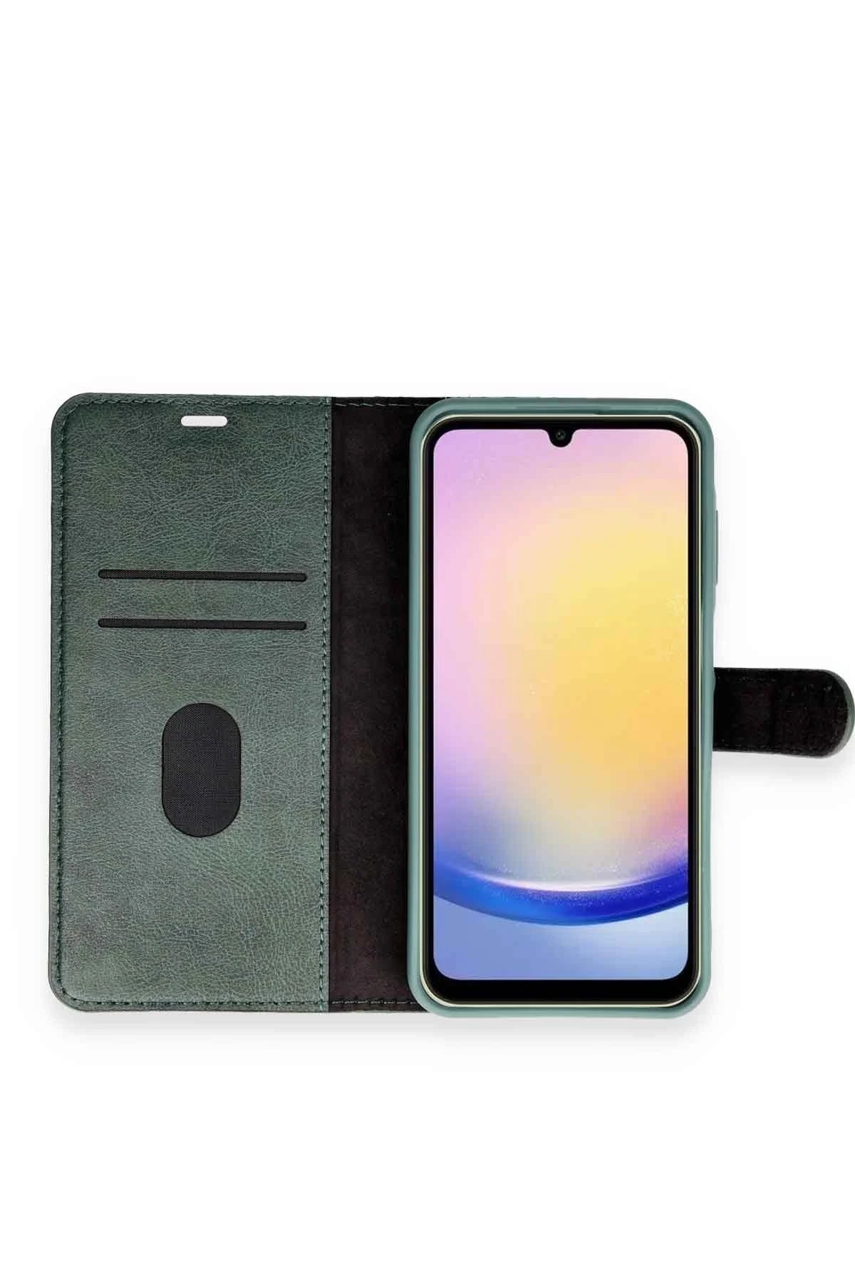 Newface Oppo A38 Kılıf Trend S Plus Kapaklı Kılıf - Siyah