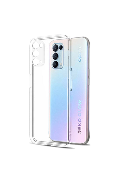 Newface Oppo Reno 5 Pro Kılıf Lüx Şeffaf Silikon