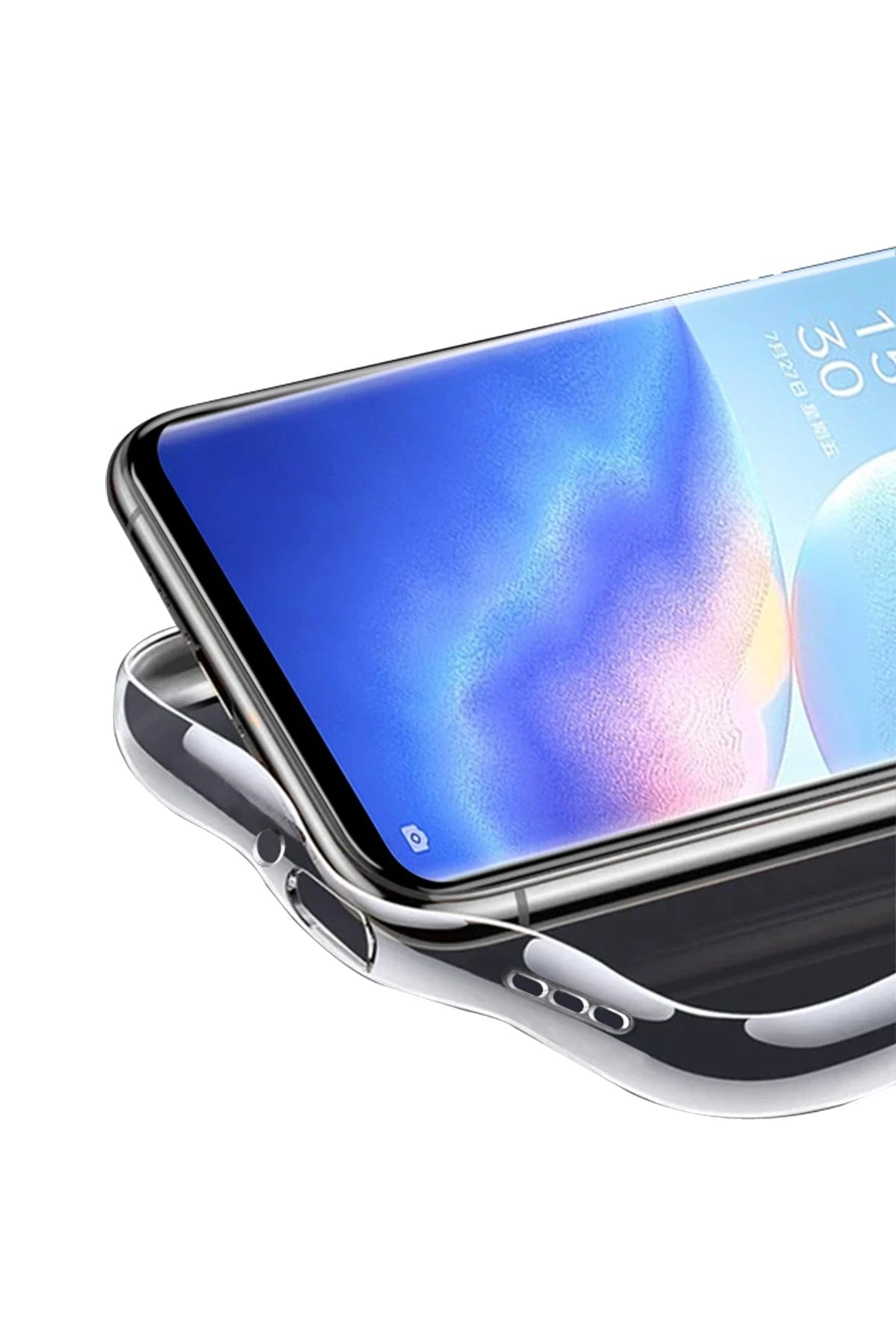 Newface Oppo Reno 5 Pro Kılıf Lüx Şeffaf Silikon