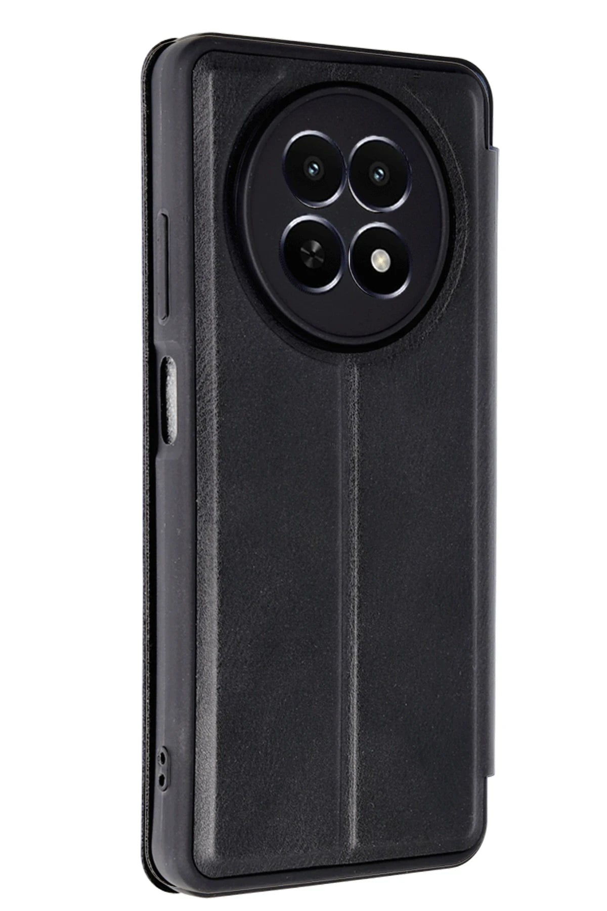 Newface Realme 12 5G Kılıf Flip Cover - Siyah