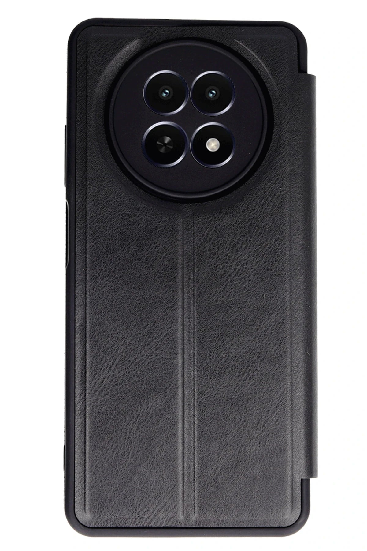 Newface Realme 12 5G Kılıf Flip Cover - Siyah