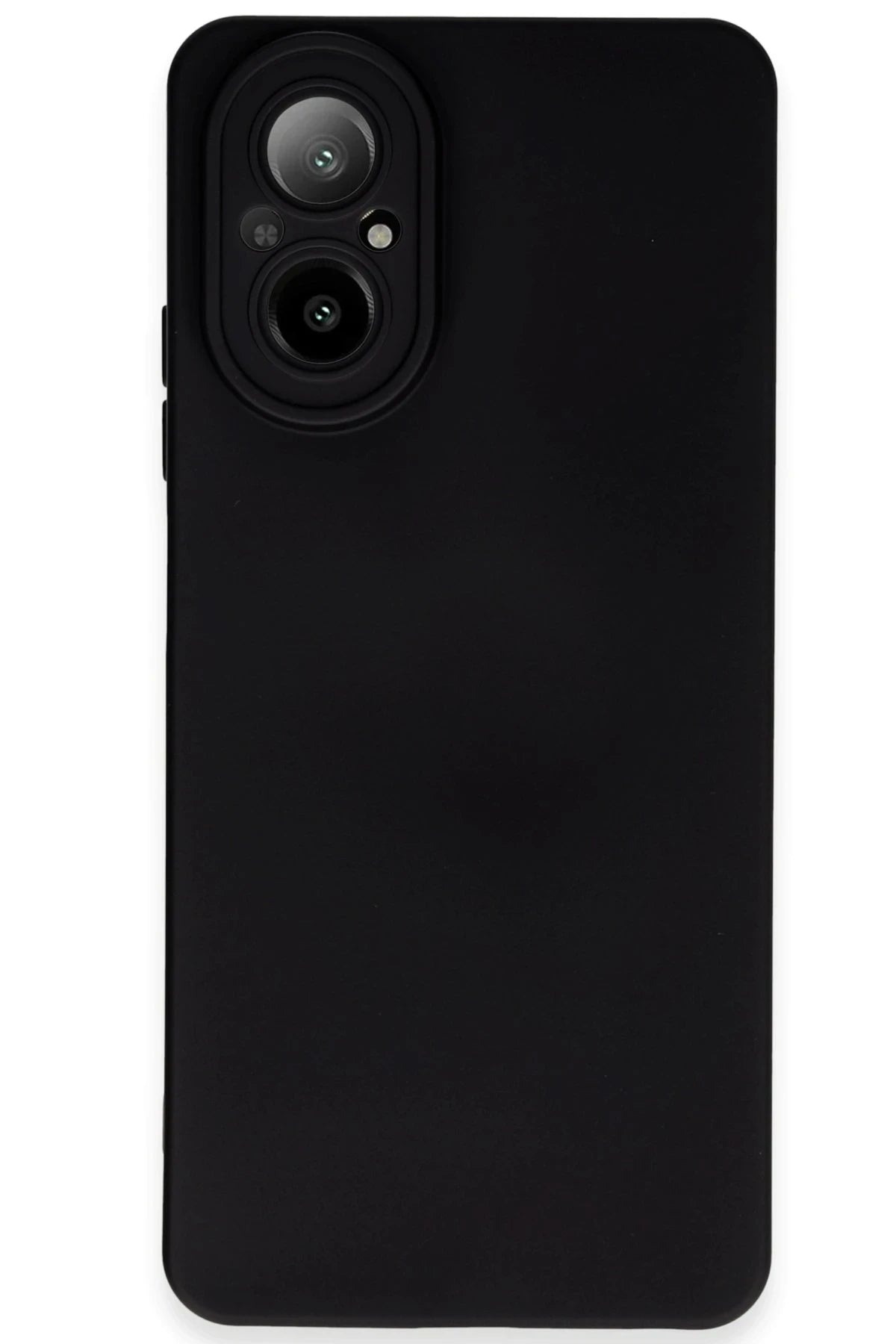 Newface Realme 12 Lite Kılıf Nano içi Kadife Silikon - Siyah