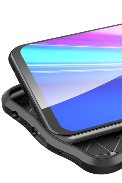 Newface Realme 7 Kılıf Auto Focus Kapak - Siyah