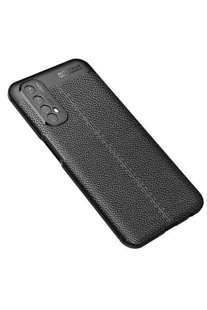 Newface Realme 7 Kılıf Auto Focus Kapak - Siyah
