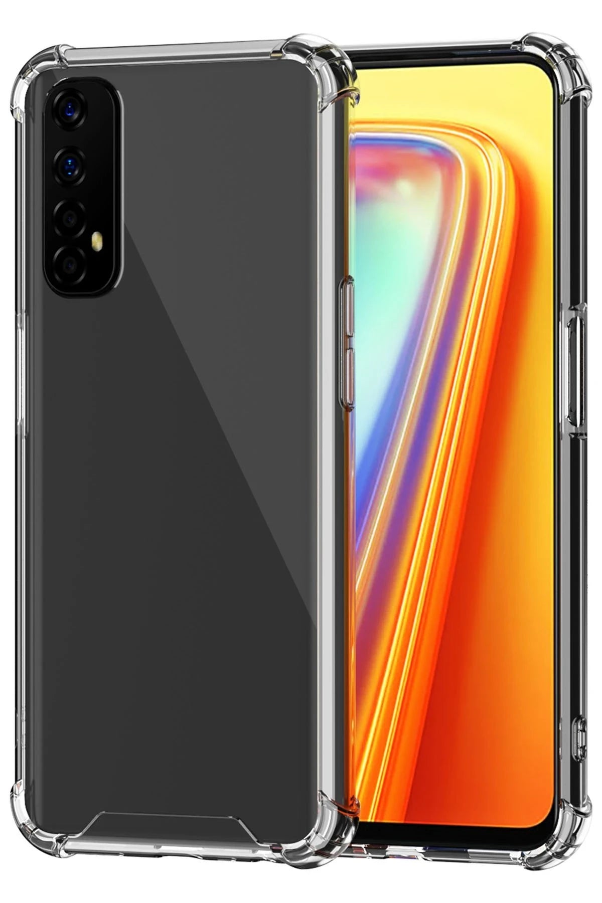 Newface Realme 7 Kılıf Olex Tpu Silikon - Şeffaf