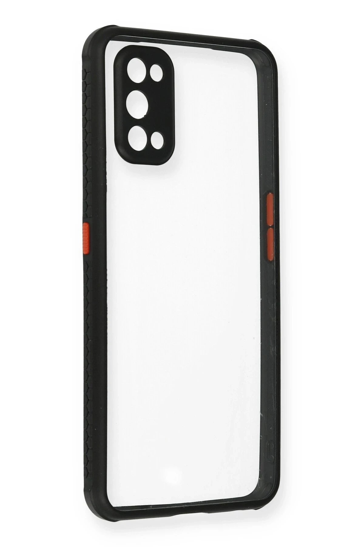 Newface Realme 7 Pro Kılıf Miami Şeffaf Silikon - Siyah