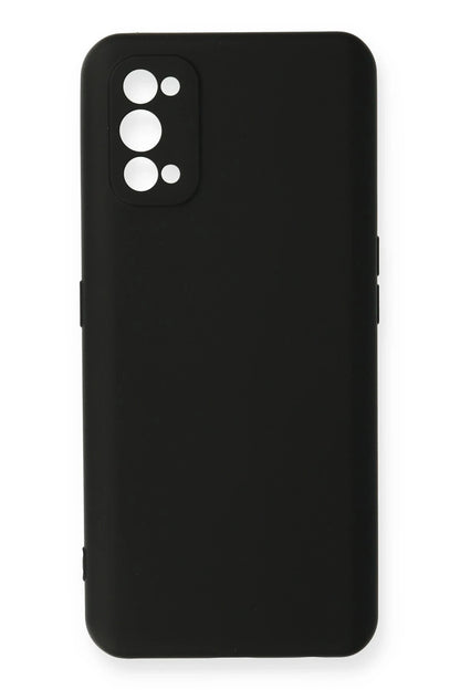 Newface Realme 7 Pro Kılıf Nano içi Kadife Silikon - Siyah
