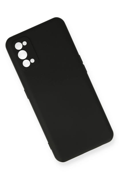 Newface Realme 7 Pro Kılıf Nano içi Kadife Silikon - Siyah