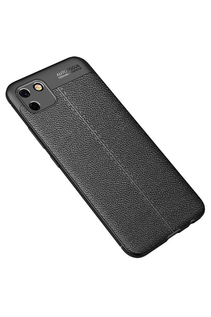 Newface Realme C11 2021 Kılıf Auto Focus Kapak - Siyah
