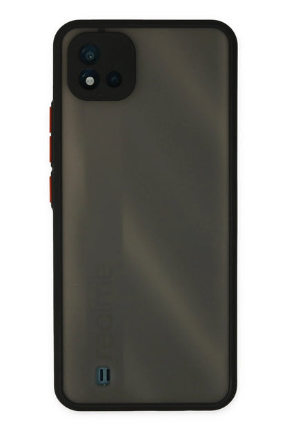 Newface Realme C11 2021 Kılıf Montreal Silikon Kapak - Siyah