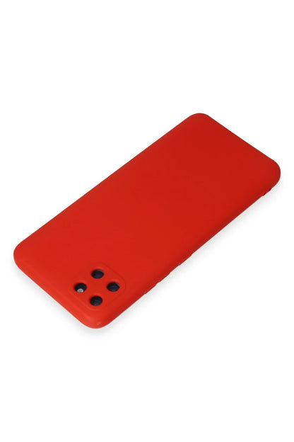 Newface Realme C11 Kılıf Nano içi Kadife Silikon - Kırmızı