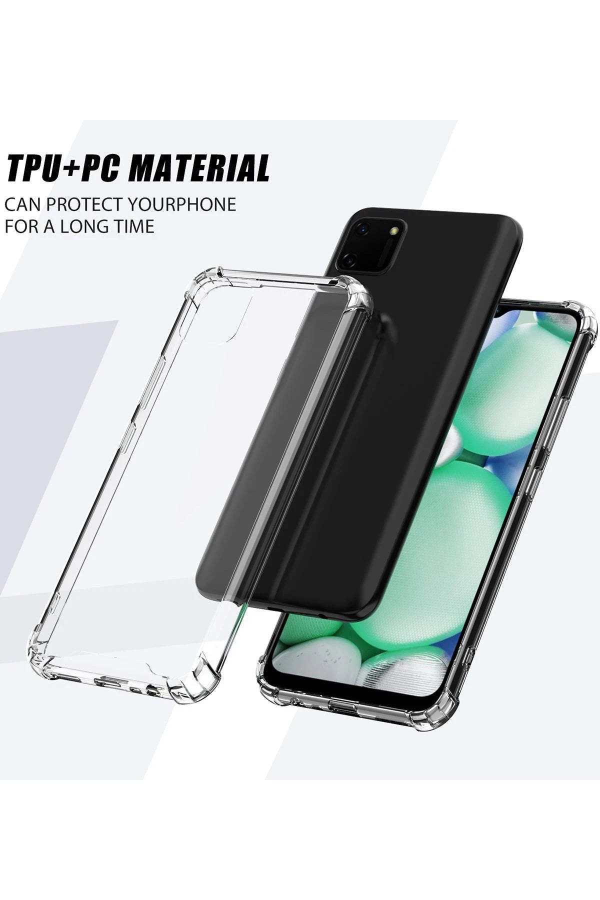 Newface Realme C11 Kılıf Olex Tpu Silikon - Şeffaf