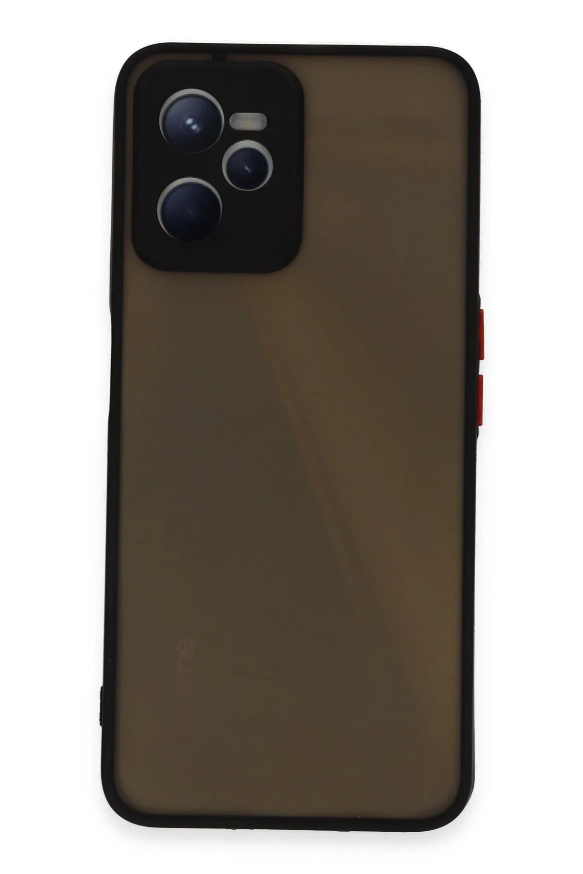 Newface Realme C35 Kılıf Montreal Silikon Kapak - Siyah