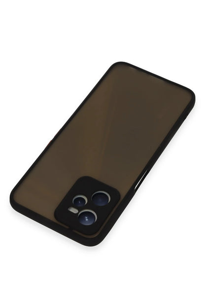 Newface Realme C35 Kılıf Montreal Silikon Kapak - Siyah