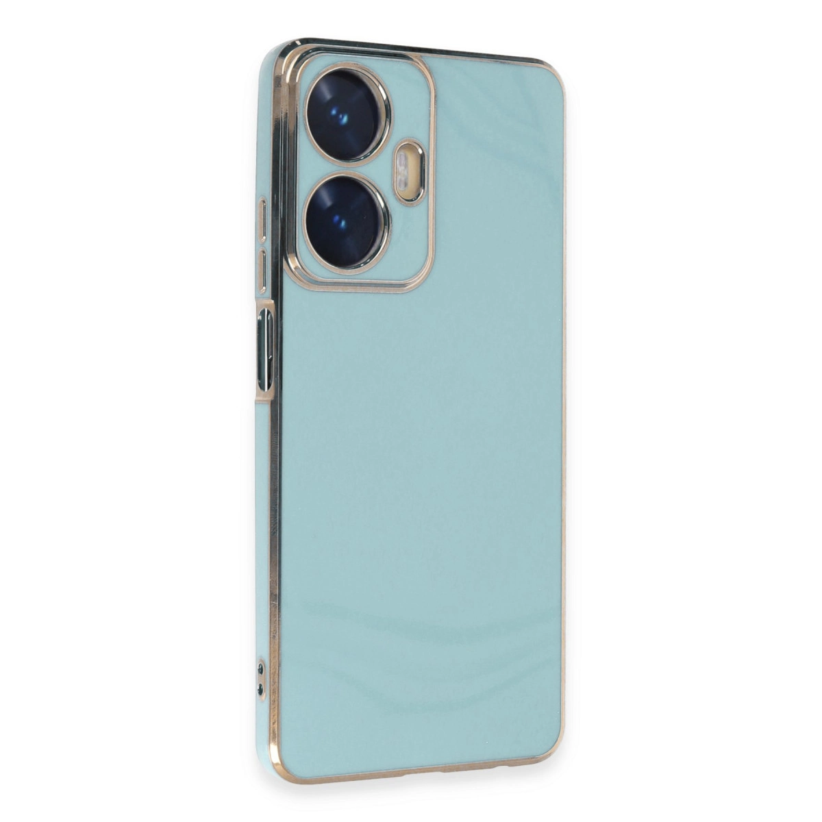 Newface Realme C55 Kılıf Volet Silikon - Açık Yeşil