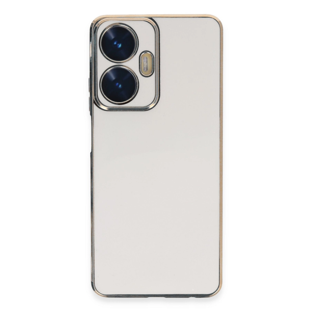 Newface Realme C55 Kılıf Volet Silikon - Beyaz