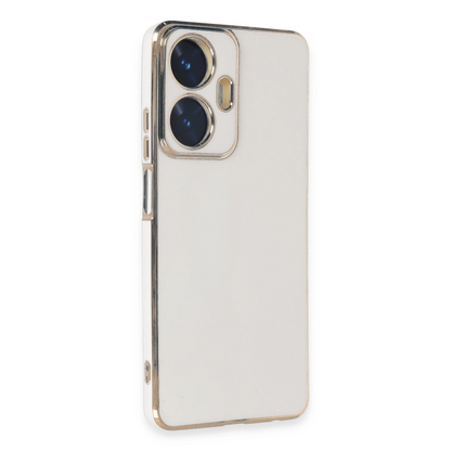 Newface Realme C55 Kılıf Volet Silikon - Beyaz