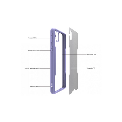 Newface Samsung Galaxy A01 Core Kılıf Platin Silikon - Siyah