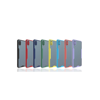 Newface Samsung Galaxy A02 Kılıf Platin Silikon - Sarı