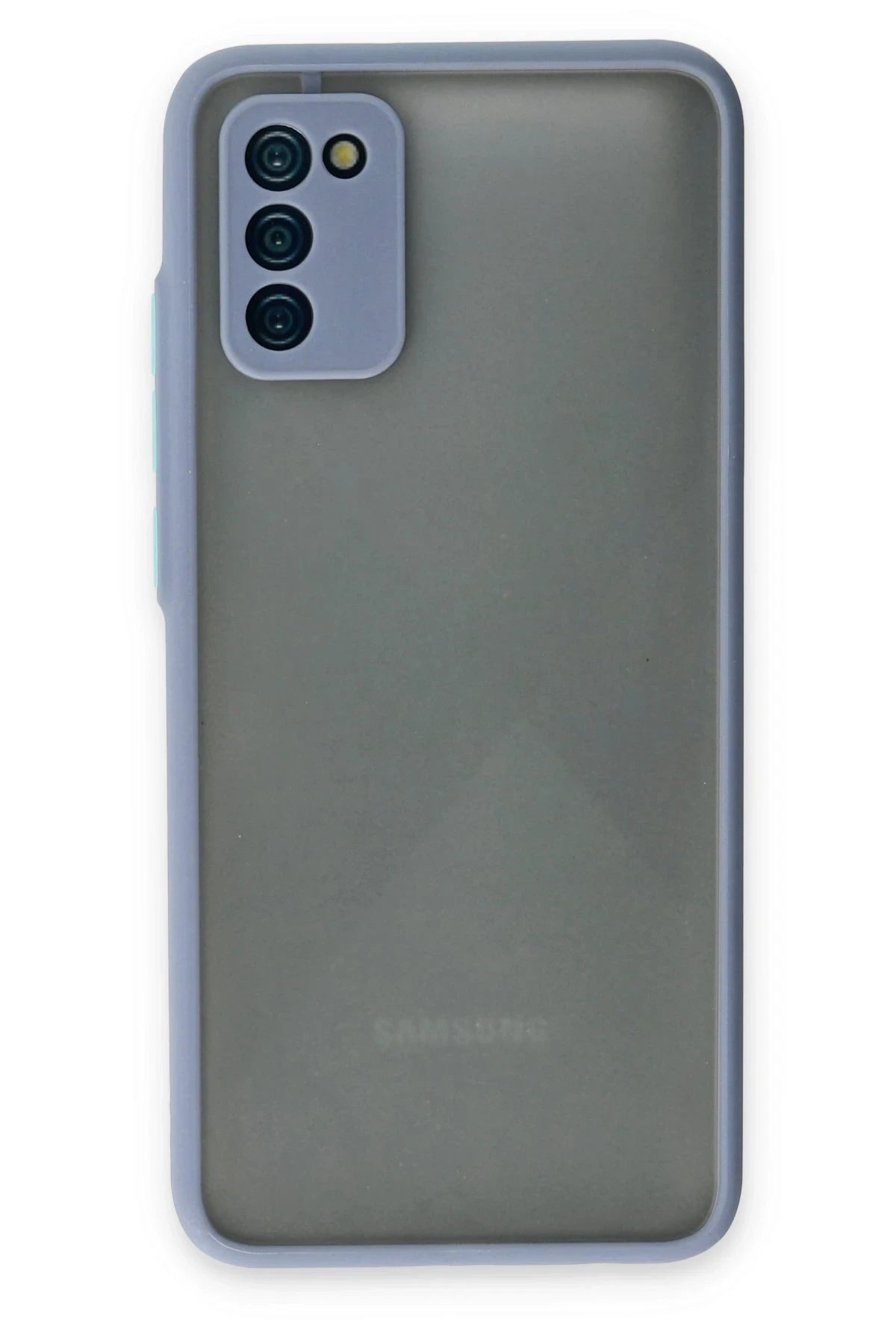 Newface Samsung Galaxy A02S Kılıf Montreal Silikon Kapak - Gri