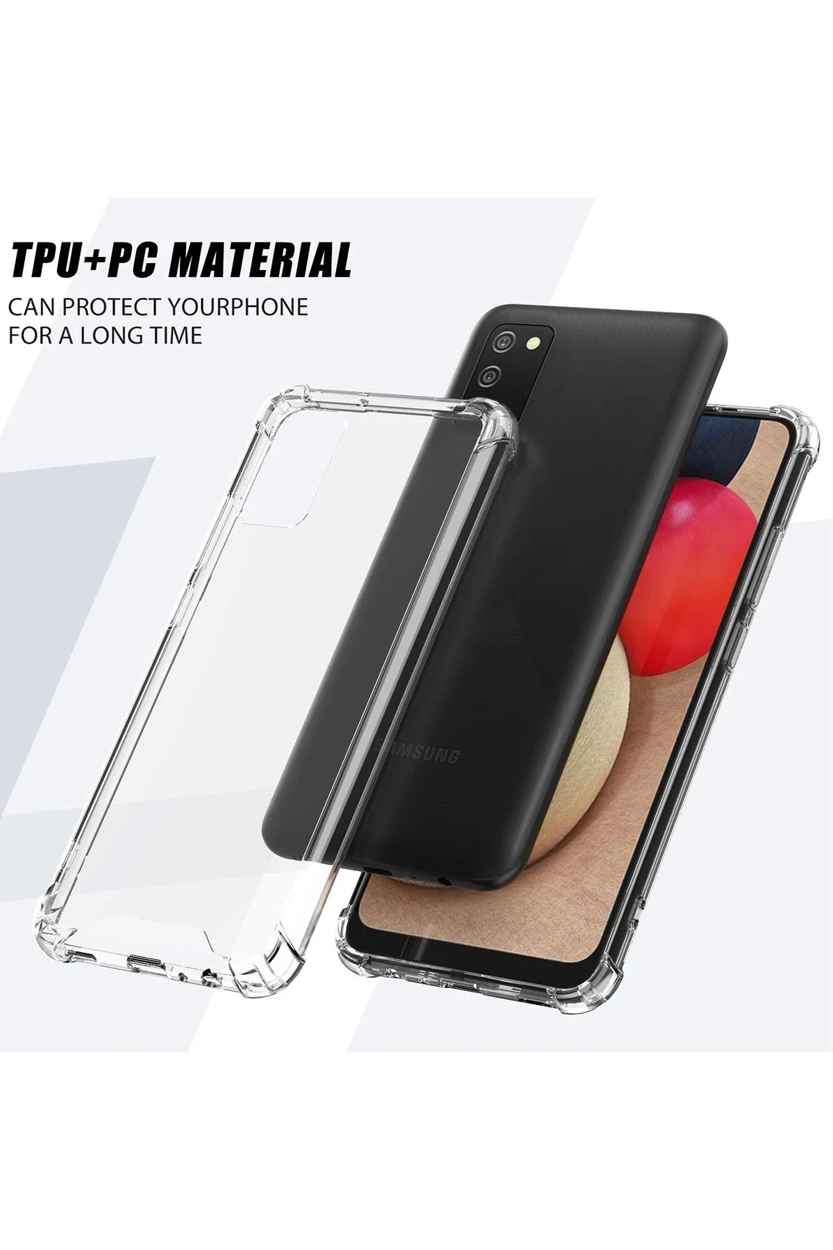 Newface Samsung Galaxy A02S Kılıf Olex Tpu Silikon