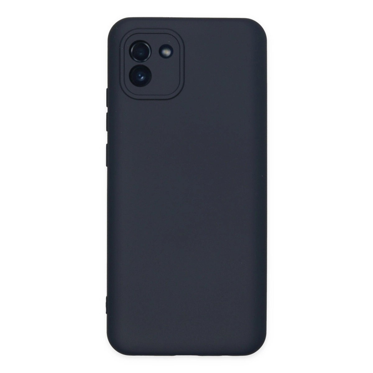 Newface Samsung Galaxy A03 Kılıf Nano İçi Kadife Silikon - Lacivert