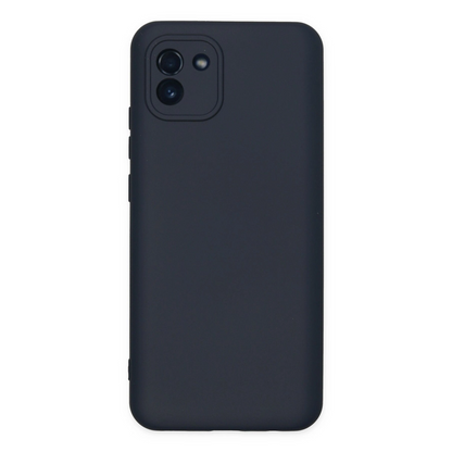 Newface Samsung Galaxy A03 Kılıf Nano İçi Kadife Silikon - Lacivert
