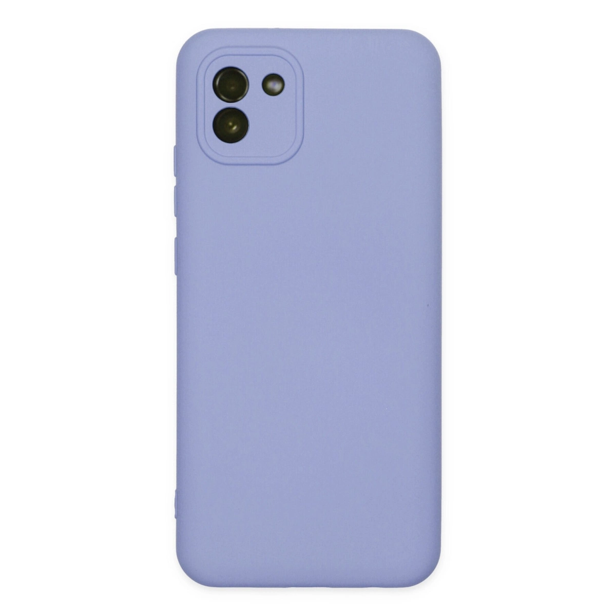 Newface Samsung Galaxy A03 Kılıf Nano İçi Kadife Silikon - Lila