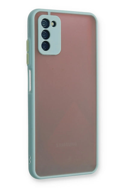Newface Samsung Galaxy A03S Kılıf Montreal Silikon Kapak - Turkuaz