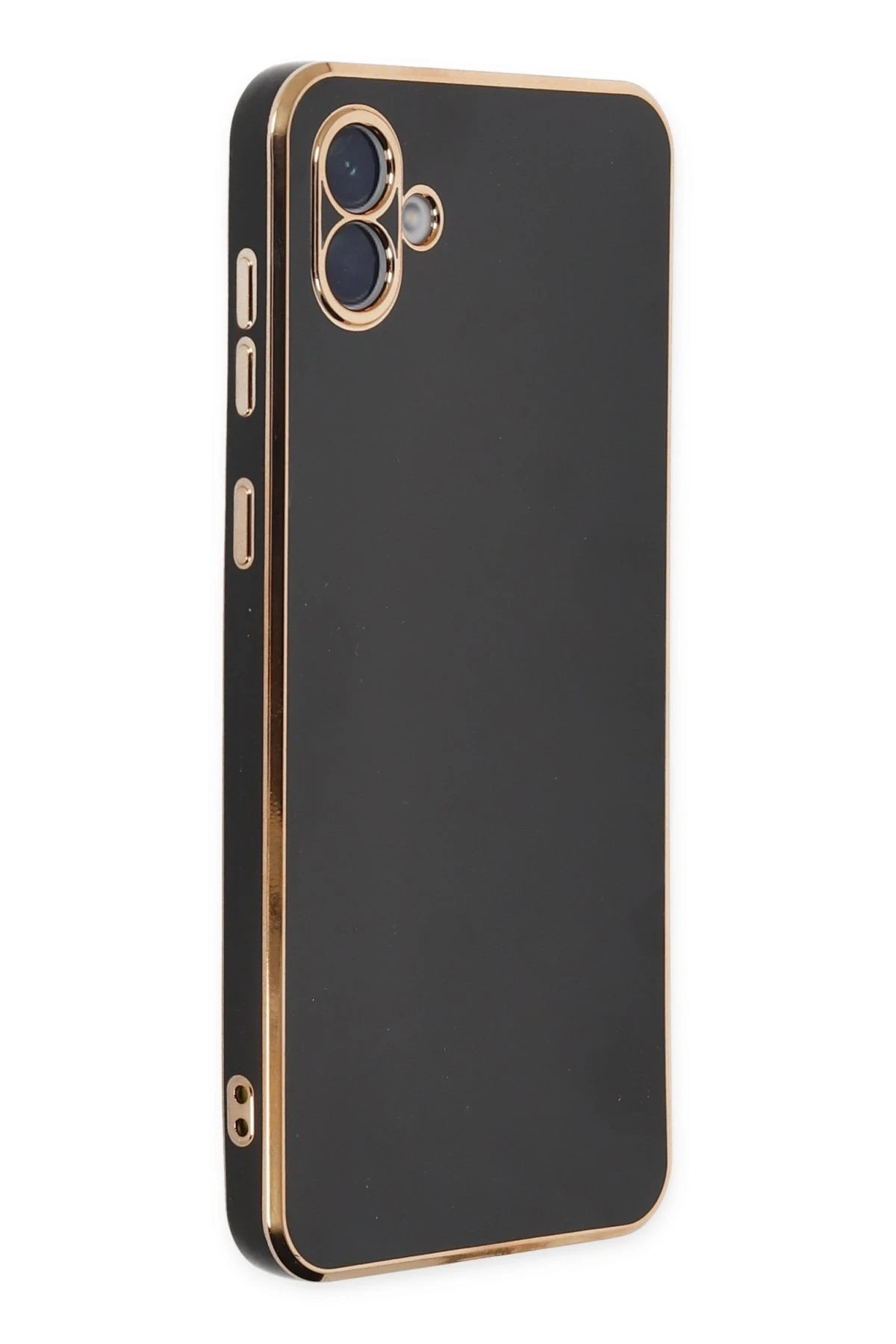 Newface Samsung Galaxy A04E Kılıf Volet Silikon - Siyah