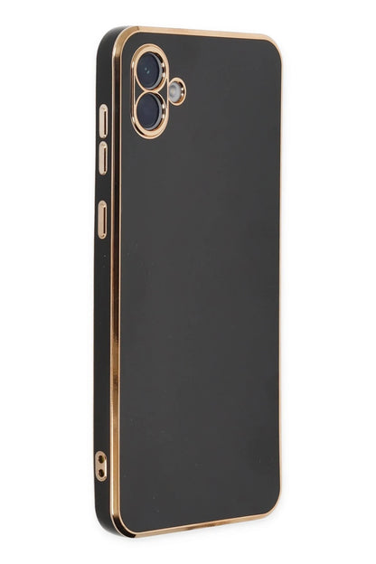 Newface Samsung Galaxy A04E Kılıf Volet Silikon - Siyah