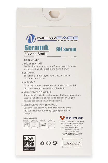 Newface Samsung Galaxy A05S 3D Antistatik Seramik Nano Ekran Koruyucu