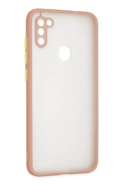 Newface Samsung Galaxy A11 Kılıf Montreal Silikon Kapak - Pembe